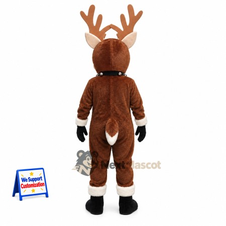 Deer Mascot Costume - Brown for Community Fairs Deer Mascot Costume - Brown for Community Fairs