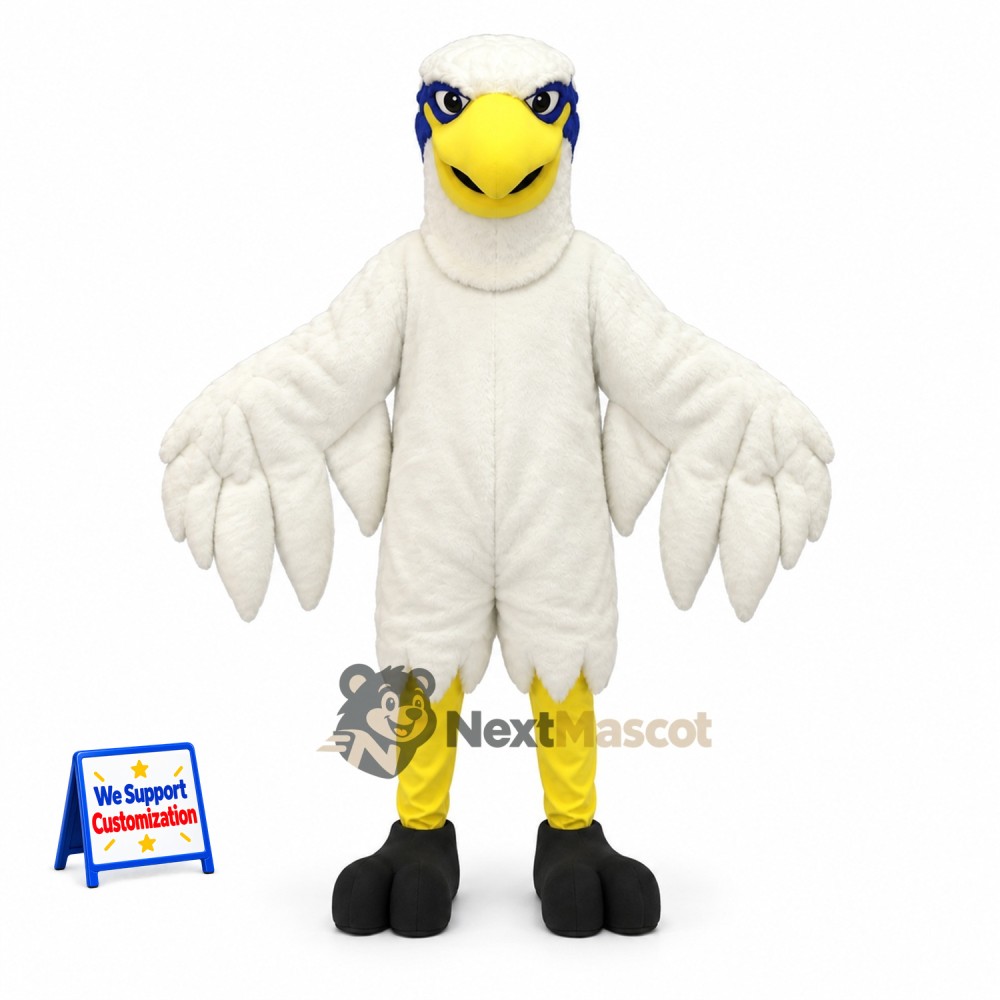 Eagle Mascot Costume - White for School Events Eagle Mascot Costume - White for School Events
