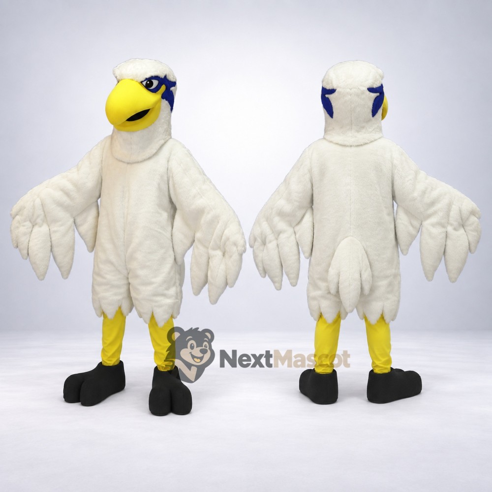 Eagle Mascot Costume - White for School Events Eagle Mascot Costume - White for School Events