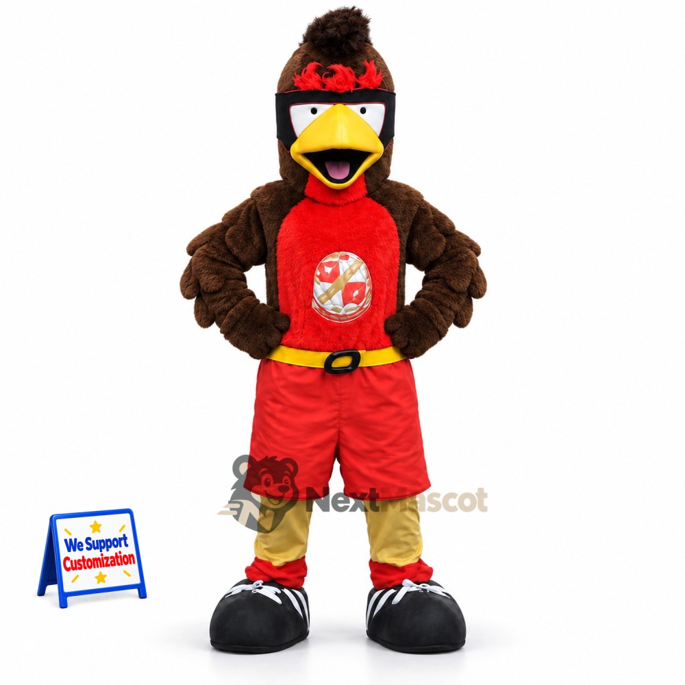 Bird Mascot Costume - Brown for Festivals