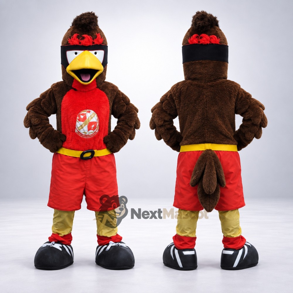 Bird Mascot Costume - Brown for Festivals