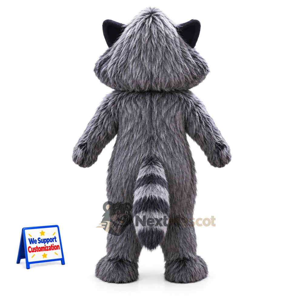 Raccoon Mascot Costume - Gray for Celebrations Raccoon Mascot Costume - Gray for Celebrations