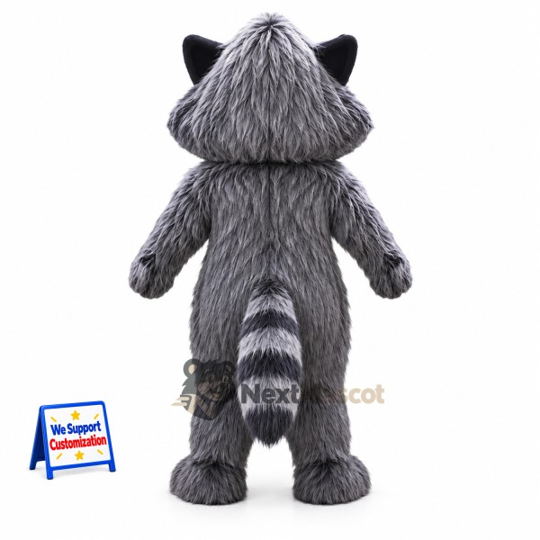 Raccoon Mascot Costume - Gray for Celebrations