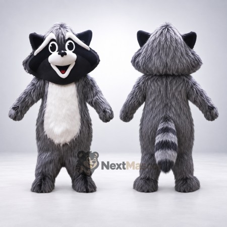 Raccoon Mascot Costume - Gray for Celebrations Raccoon Mascot Costume - Gray for Celebrations