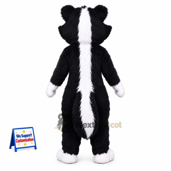 Skunk Mascot Costume - White Back Stripe Skunk Mascot Costume - White Back Stripe