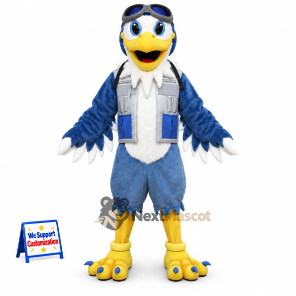Eagle Mascot Costume - Pilot Style