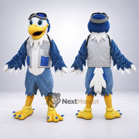 Eagle Mascot Costume - Pilot Style Eagle Mascot Costume - Pilot Style