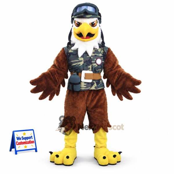 Eagle Mascot Costume - Pilot Style for Parades