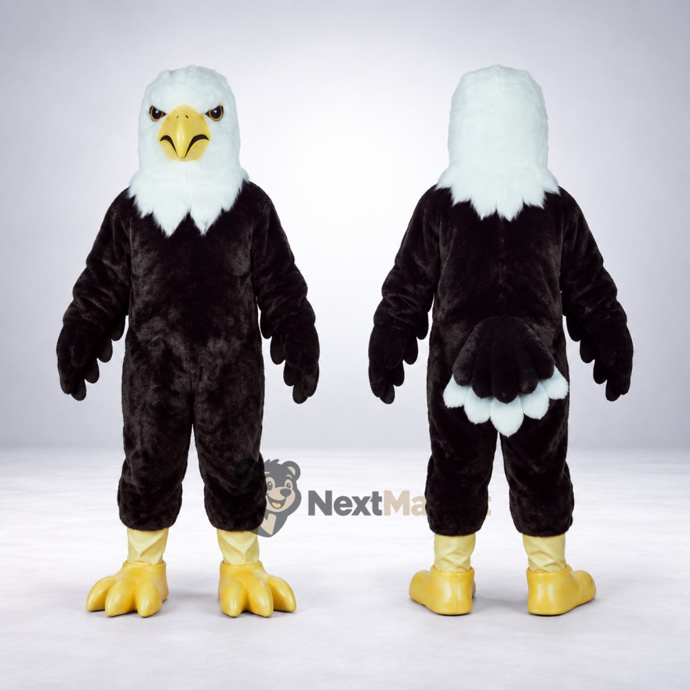 Bald Eagle Mascot Costume for Family Open Days Bald Eagle Mascot Costume for Family Open Days