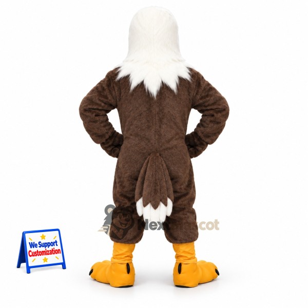 Bald Eagle Mascot Costume for Community Open Days Bald Eagle Mascot Costume for Community Open Days