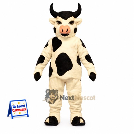 Cow Mascot Costume - Spotted for Team Celebrations Cow Mascot Costume - Spotted for Team Celebrations