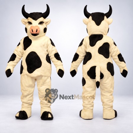 Cow Mascot Costume - Spotted for Team Celebrations Cow Mascot Costume - Spotted for Team Celebrations