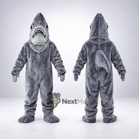 Shark Mascot Costume - Gray for Carnivals Shark Mascot Costume - Gray for Carnivals