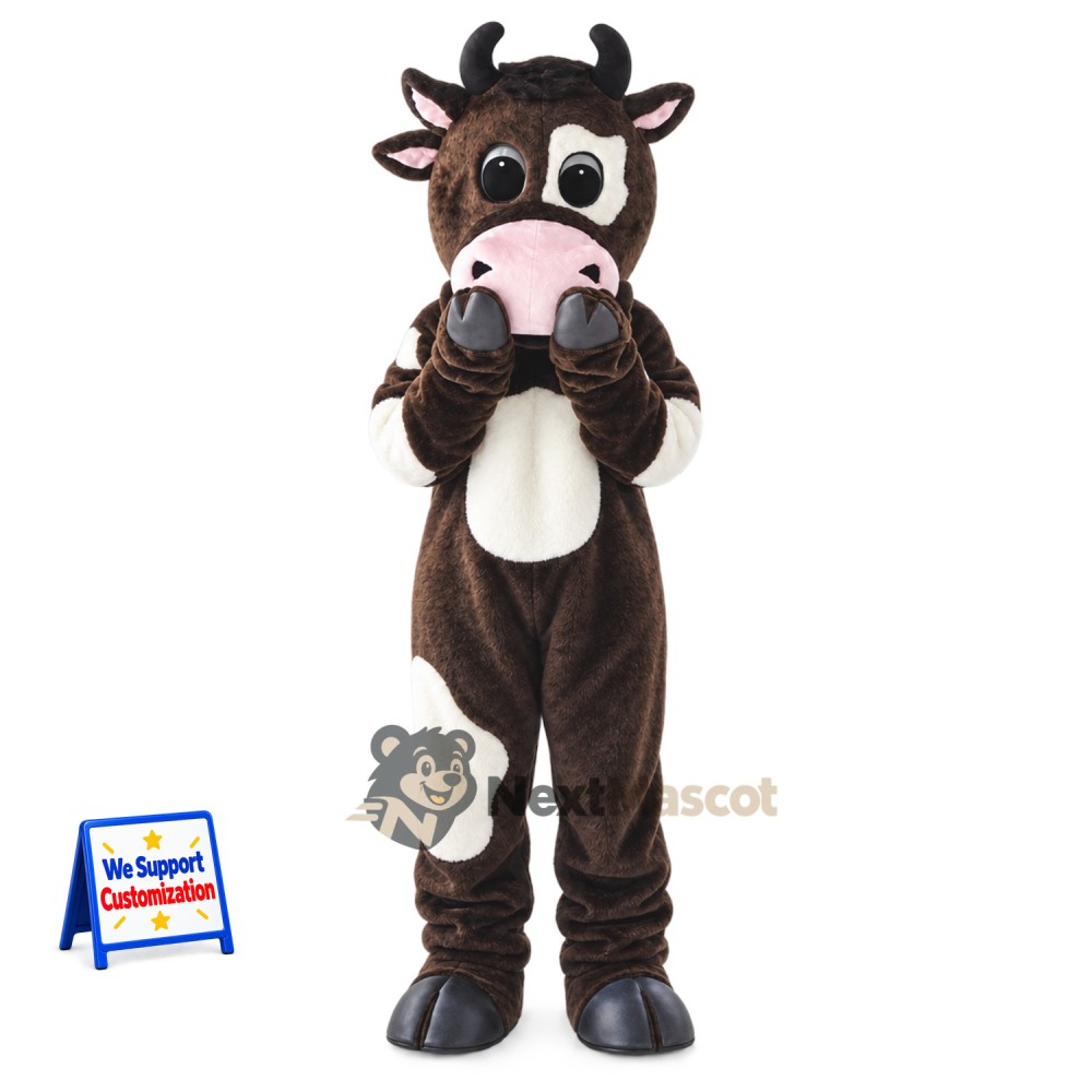 Cow Mascot Costume - Brown for Pep Rallies Cow Mascot Costume - Brown for Pep Rallies