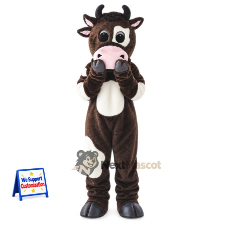 Cow Mascot Costume - Brown for Pep Rallies Cow Mascot Costume - Brown for Pep Rallies