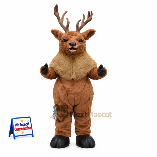 Deer Mascot Costume - Brown for Charity Walks