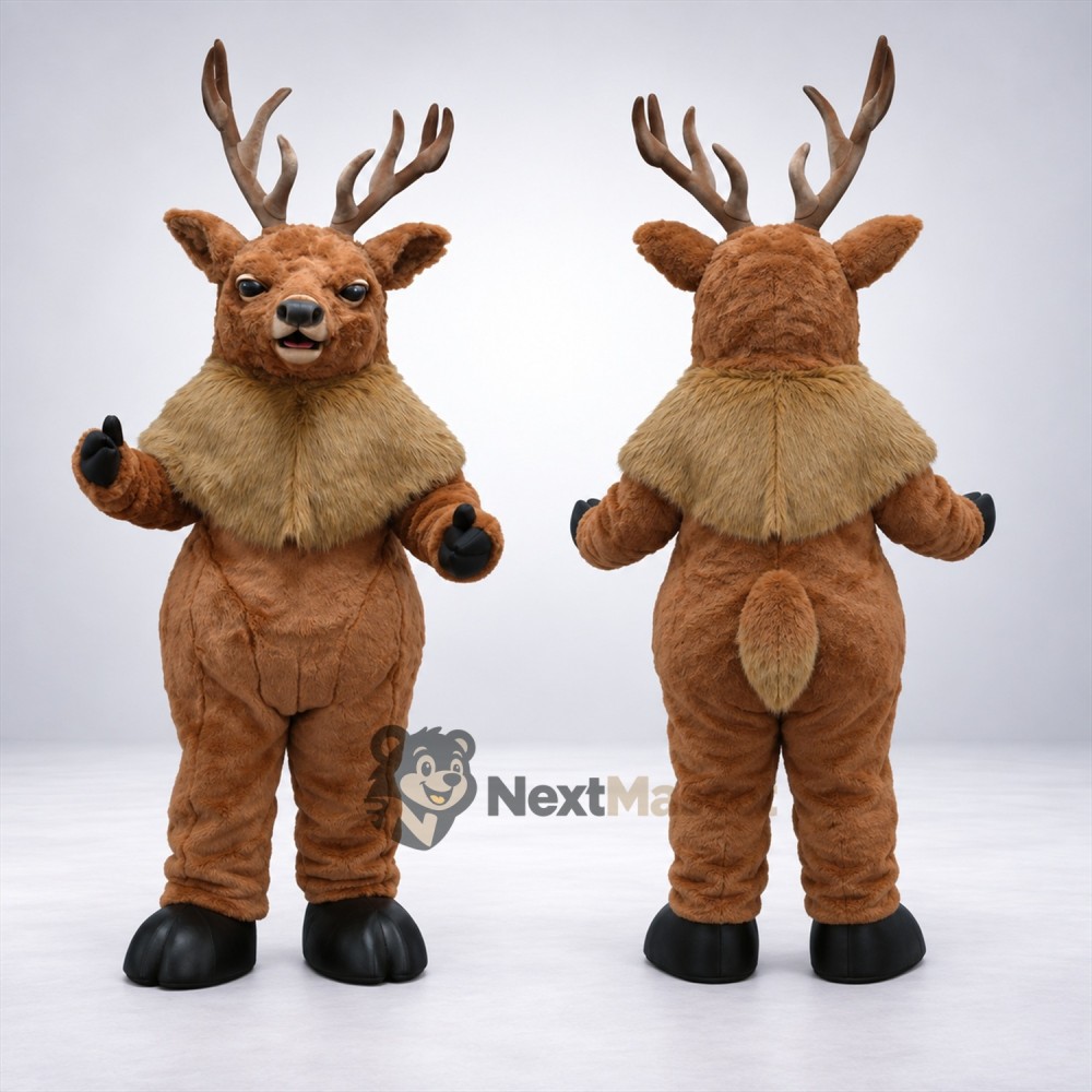 Deer Mascot Costume - Brown for Charity Walks Deer Mascot Costume - Brown for Charity Walks