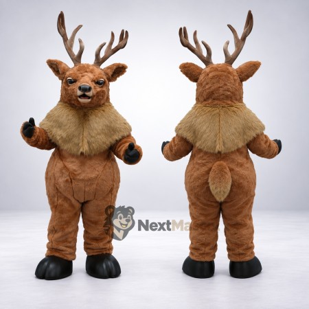 Deer Mascot Costume - Brown for Charity Walks Deer Mascot Costume - Brown for Charity Walks