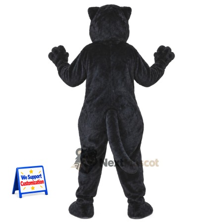 Panther Mascot Costume - Black for Grand Openings Panther Mascot Costume - Black for Grand Openings
