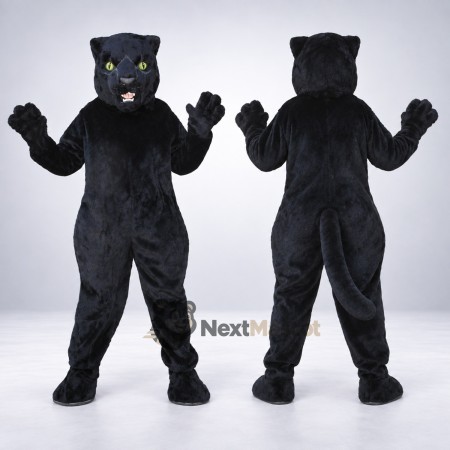 Panther Mascot Costume - Black for Grand Openings Panther Mascot Costume - Black for Grand Openings