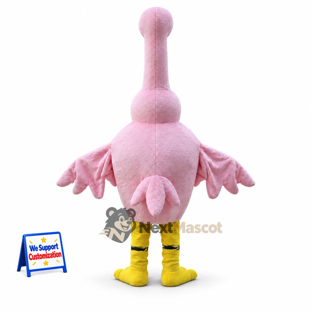 Flamingo Mascot Costume - Pink for Birthday Parties Flamingo Mascot Costume - Pink for Birthday Parties
