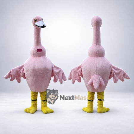 Flamingo Mascot Costume - Pink for Birthday Parties Flamingo Mascot Costume - Pink for Birthday Parties