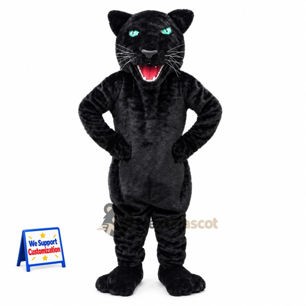 Panther Mascot Costume - Black for Photo Events