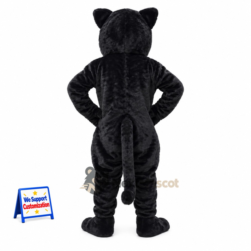 Panther Mascot Costume - Black for Photo Events Panther Mascot Costume - Black for Photo Events