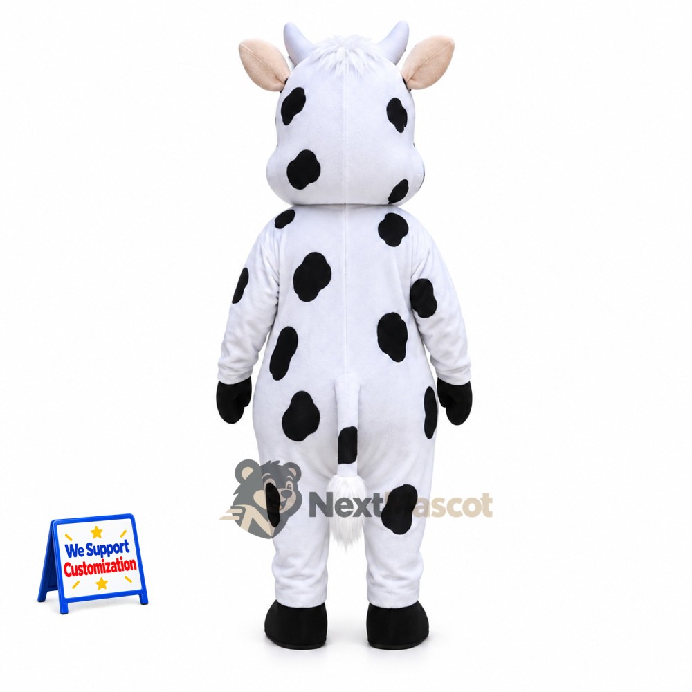 Cow Mascot Costume - Spotted for Stadium Events Cow Mascot Costume - Spotted for Stadium Events