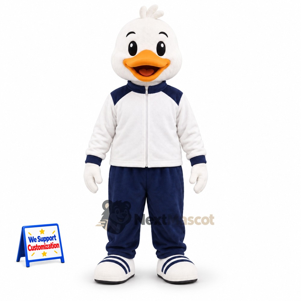 Duck Mascot Costume - Tracksuit