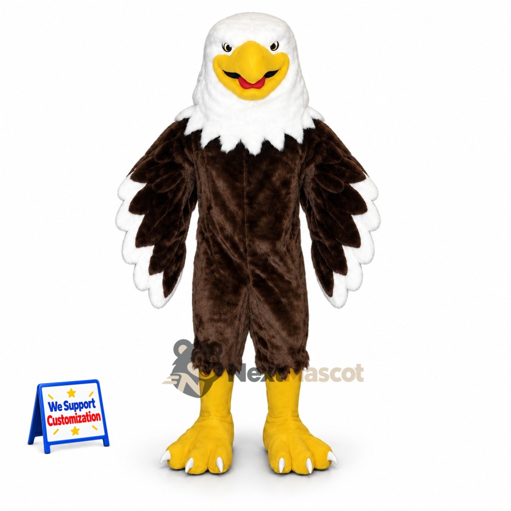 Bald Eagle Mascot Costume for Shop Promotions