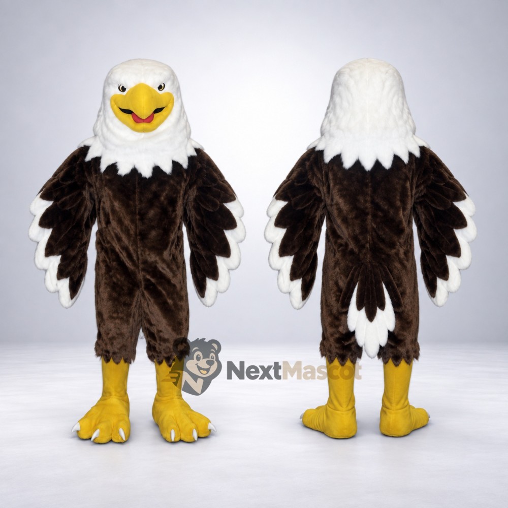 Bald Eagle Mascot Costume for Shop Promotions