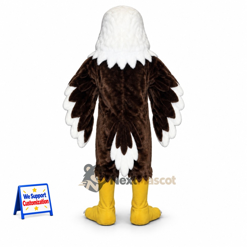 Bald Eagle Mascot Costume for Shop Promotions