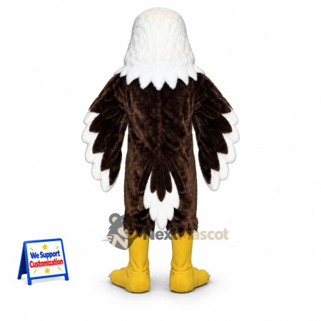 Bald Eagle Mascot Costume for Shop Promotions