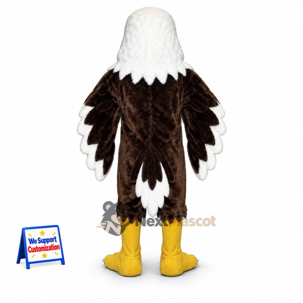 Bald Eagle Mascot Costume for Shop Promotions Bald Eagle Mascot Costume for Shop Promotions