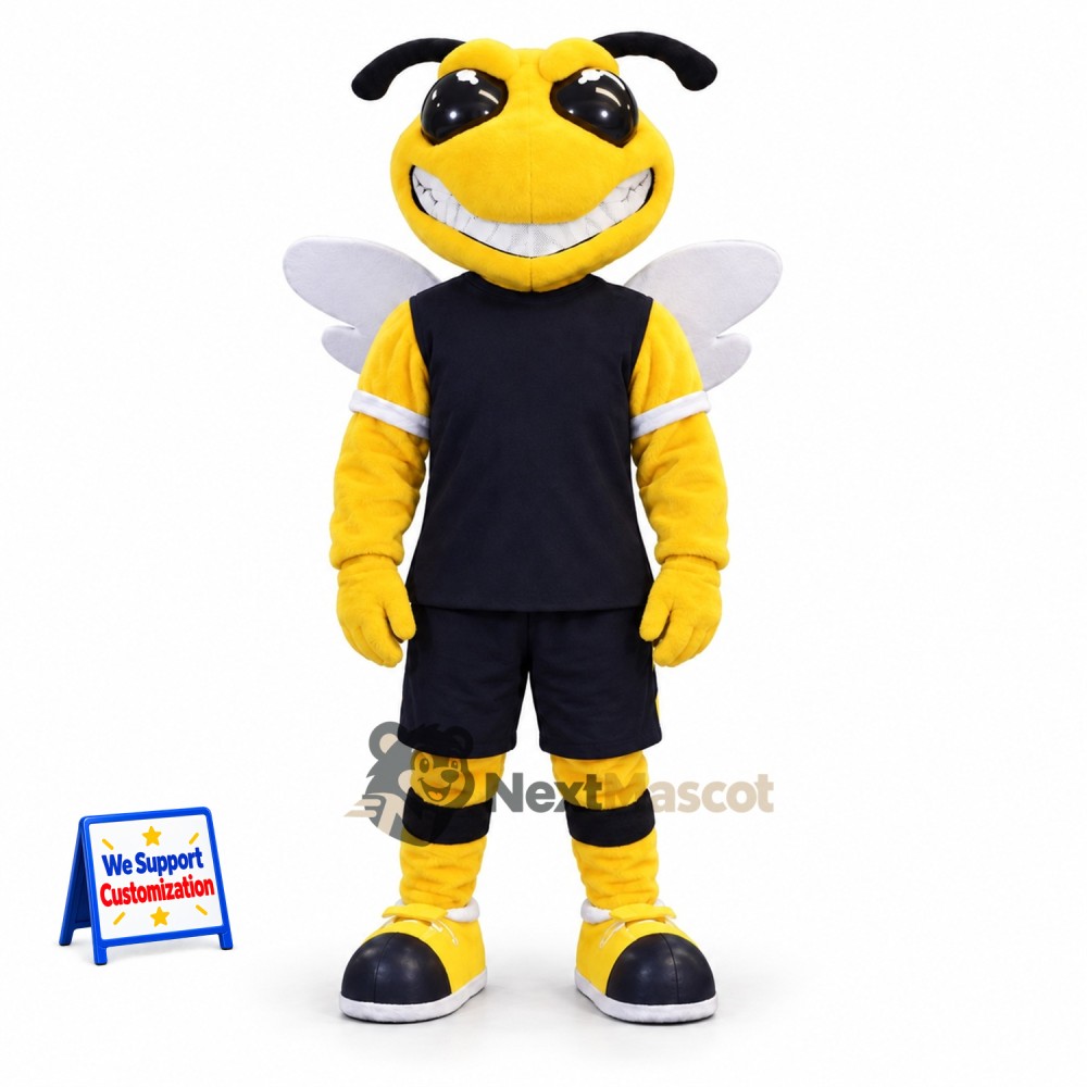 Bee Mascot Costume - Black Outfit Bee Mascot Costume - Black Outfit