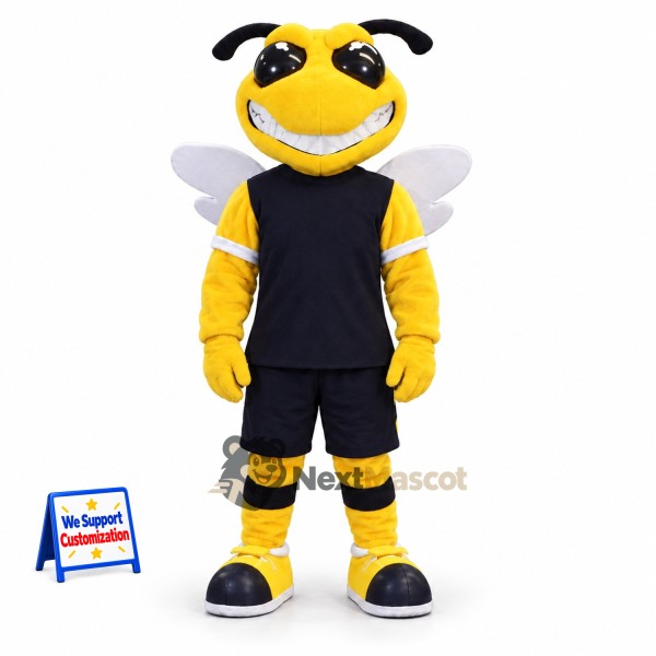 Bee Mascot Costume - Black Outfit