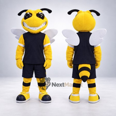 Bee Mascot Costume - Black Outfit Bee Mascot Costume - Black Outfit
