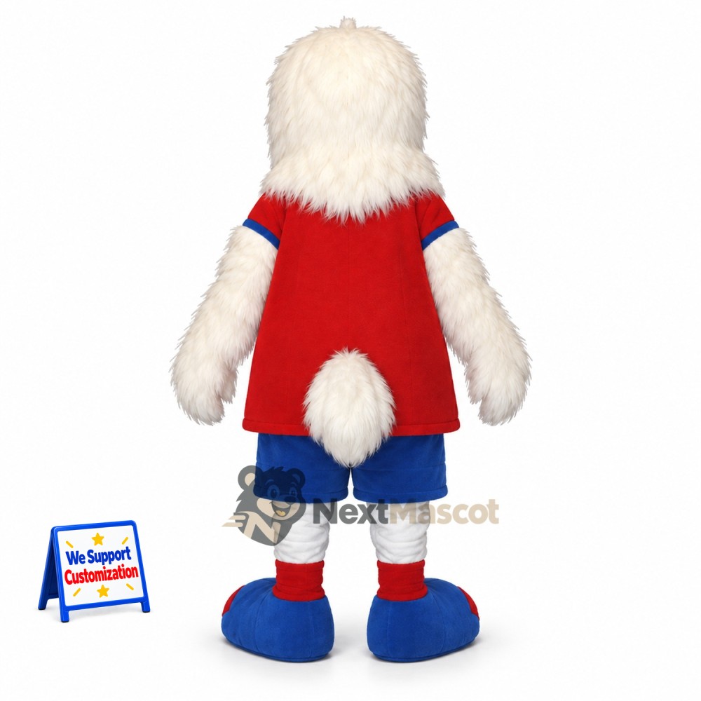 Bald Eagle Mascot Costume - Red Vest for Parades Bald Eagle Mascot Costume - Red Vest for Parades
