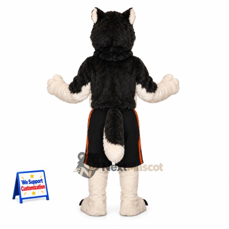 Husky Mascot Costume - Black Shorts Husky Mascot Costume - Black Shorts