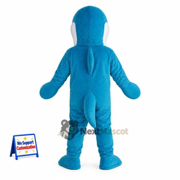 Dolphin Mascot Costume - Blue for Marine Education Dolphin Mascot Costume - Blue for Marine Education