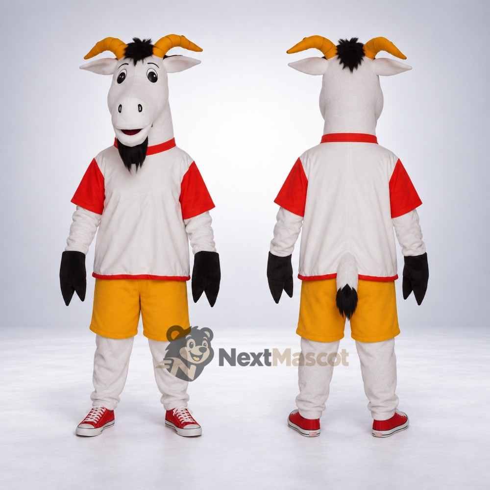 Goat Mascot Costume - Sports Uniform Goat Mascot Costume - Sports Uniform