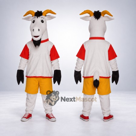 Goat Mascot Costume - Sports Uniform Goat Mascot Costume - Sports Uniform