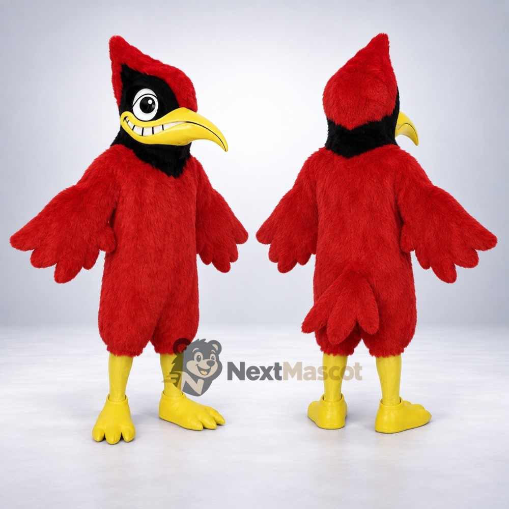Cardinal Mascot Costume - Red for Fan Events Cardinal Mascot Costume - Red for Fan Events