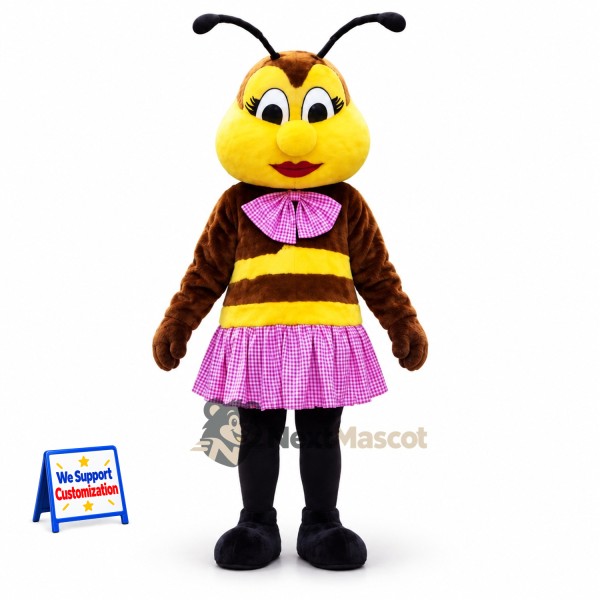 Bee Mascot Costume - Pink Skirt