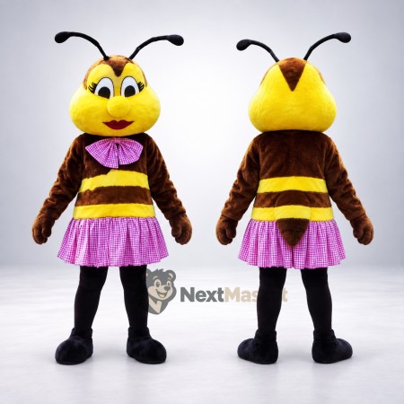 Bee Mascot Costume - Pink Skirt Bee Mascot Costume - Pink Skirt