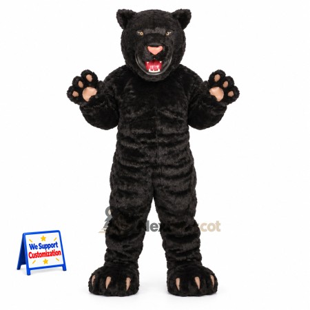 Panther Mascot Costume - Black for Stage Shows Panther Mascot Costume - Black for Stage Shows