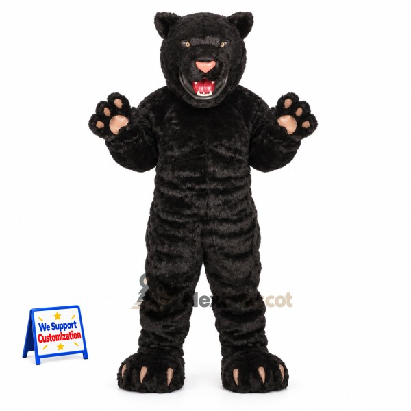 Panther Mascot Costume - Black for Stage Shows