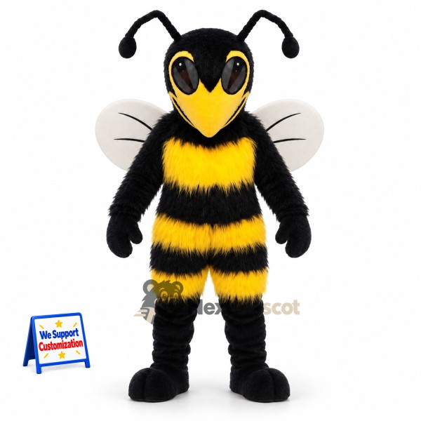 Wasp Mascot Costume - Yellow for Community Events