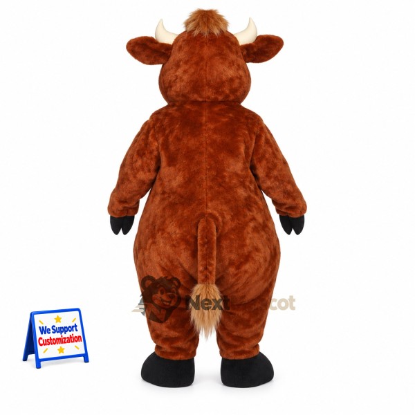 Bull Mascot Costume - Brown for Youth Events Bull Mascot Costume - Brown for Youth Events